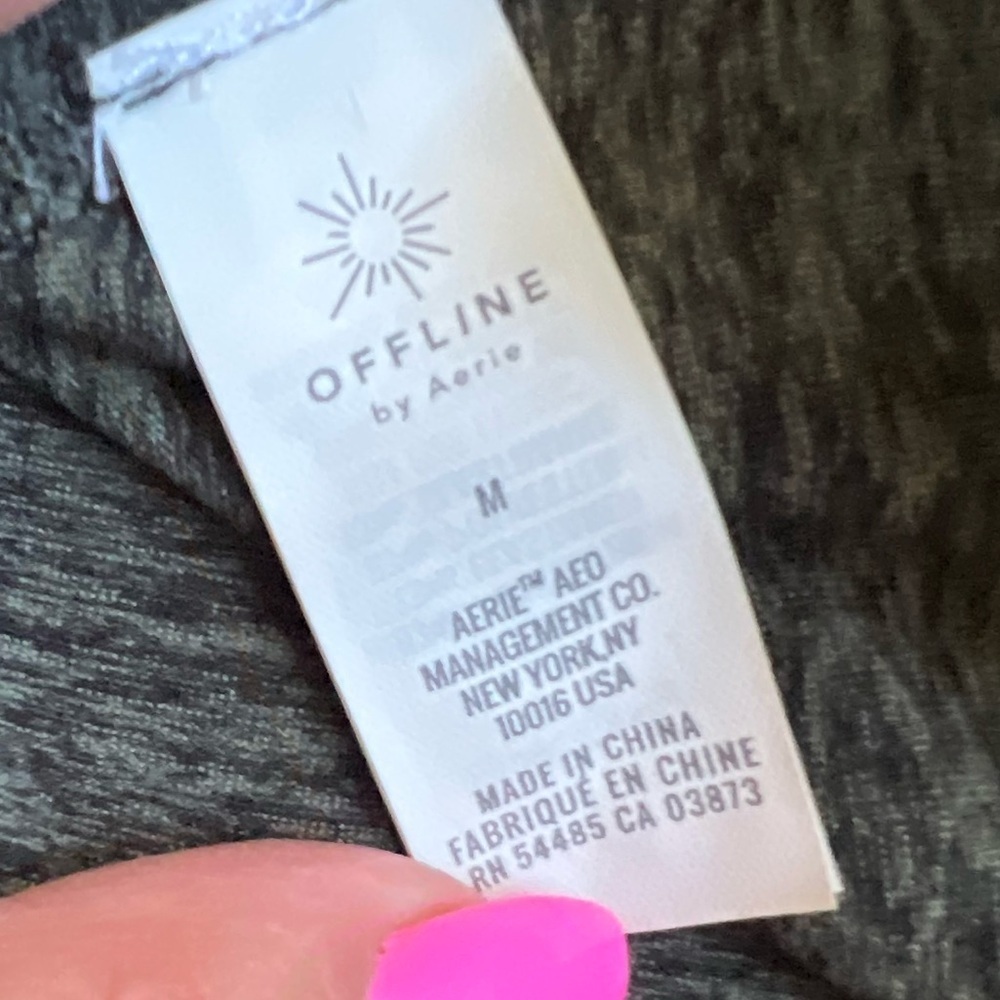 OFFLINE by Aerie Hooded Sweatshirt Grey Women’s Size M Long Sleeve - Picture 3 of 8